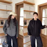 裂渡宣宣【英式特调】微胖大码女秋时尚百搭针织卫衣外套ZY509R20
