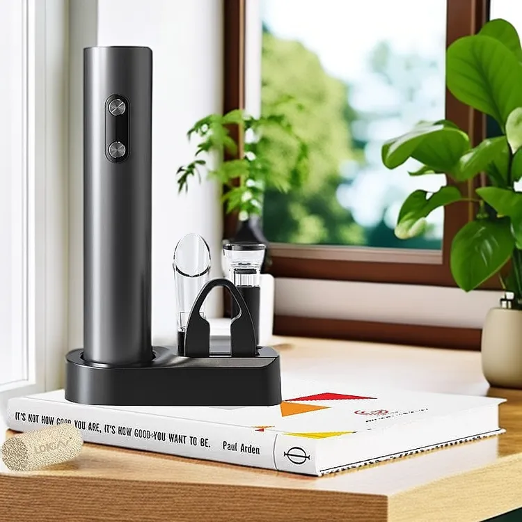 [Lokcan]电动开瓶器酒具套装红酒葡萄酒家用创意全自动红酒器真空