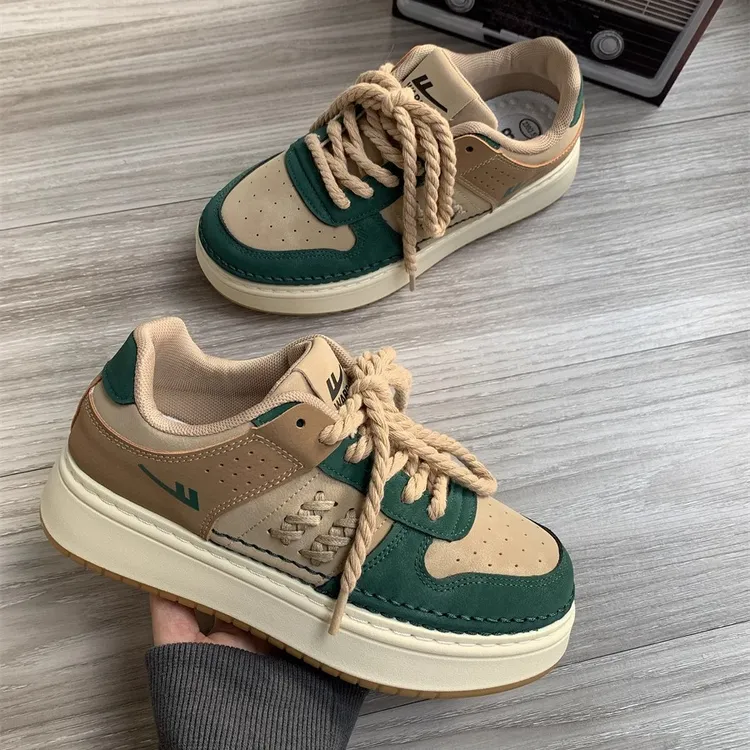 回力美式复古港风板鞋男款2025新款爆款百搭情侣鞋子一对厚底男鞋