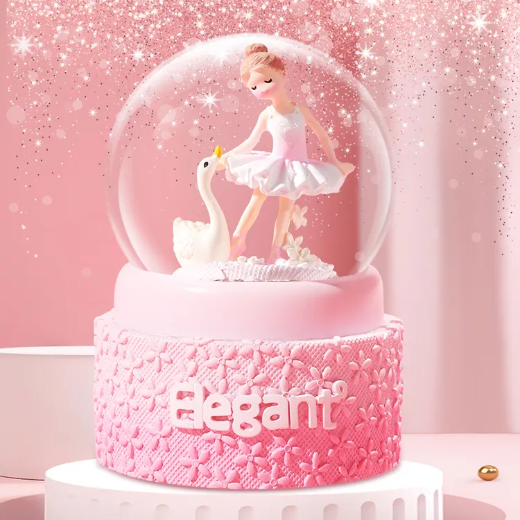 儿童玩具音乐八音盒芭蕾水晶球灯送小学生6-12岁女孩子十生日礼物