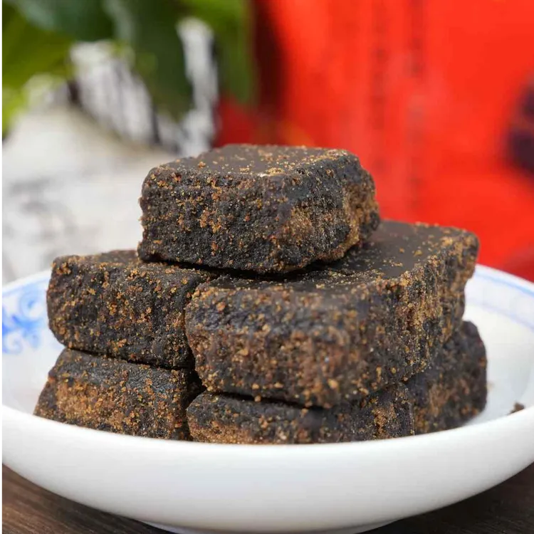 广西甘蔗原汁古法熬制老黑糖块正宗健康好糖方便保存做红糖珍珠