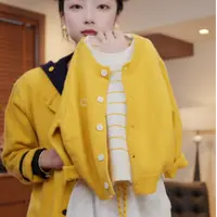 【小满】2025秋季新款时尚潮流开衫假两件帽衫男女童亲子针织衫毛衣