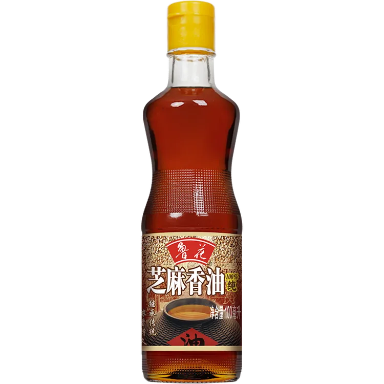 鲁花芝麻香油100ml*1瓶传统工艺香味浓郁醇香凉拌调料芝麻油