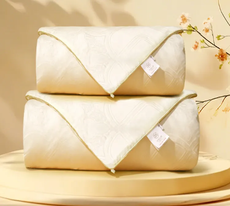 黄金桑蚕丝子母 被子 婚被 喜被 礼品被 现场制作 夏凉被 秋冬被