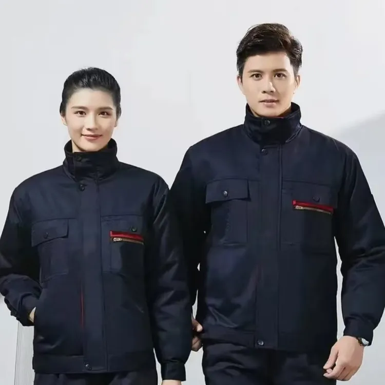 防静电加厚保暖小款棉服冬季男款女款电子厂汽修加油站劳保棉袄