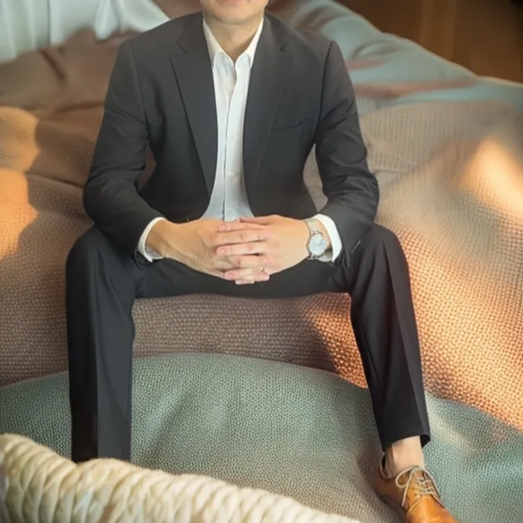 【隆城世家】轻奢定制修身宽松大码婚礼商务总裁西服正装