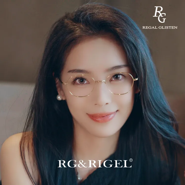 RG一山鼻托女士适用任何脸型超轻近视平光有度数眼镜素颜神器2407