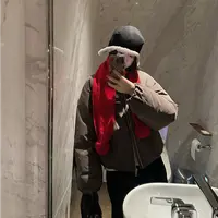 【OPENING自制】冬日时髦巴恩风立领纯色保暖长袖羽绒服外套