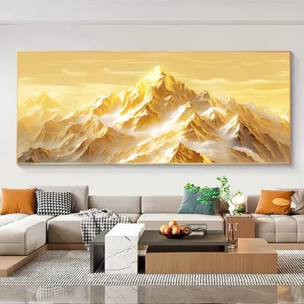 金山沙发背景墙挂画横幅画平面晶瓷挂画
