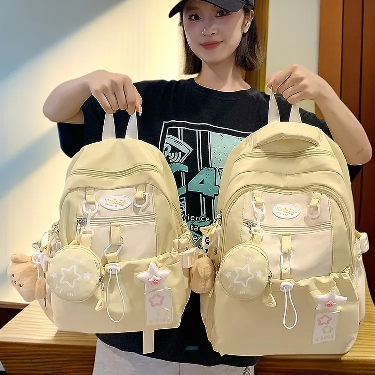 小书包ins高颜值学生推荐高中生大学生背包小学生可爱双肩包1701