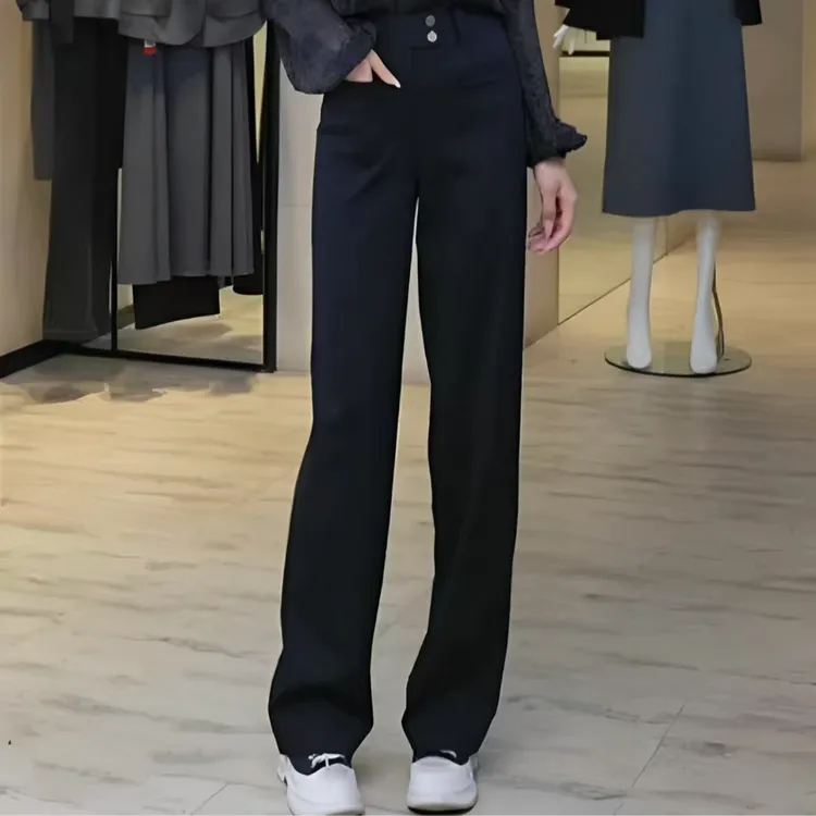 GIRDEAR/哥弟 阔腿显瘦直筒时尚休闲夏季阔腿裤110019