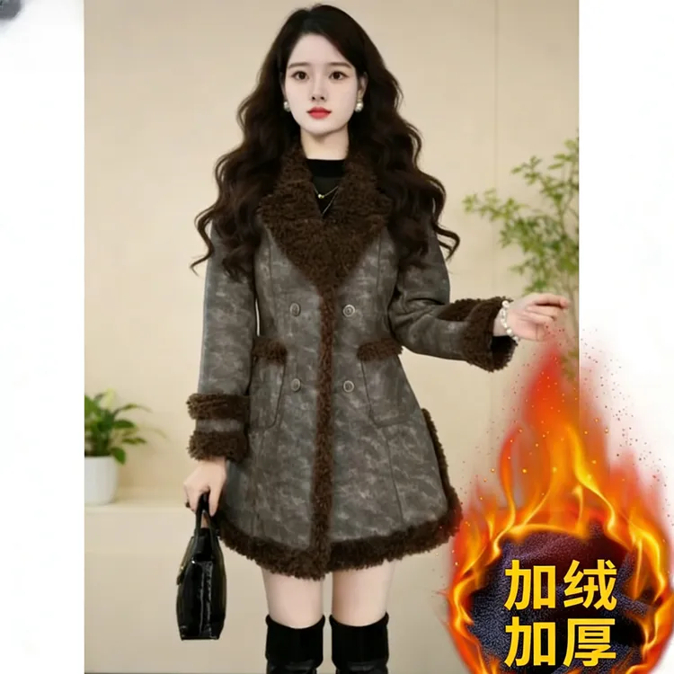 冬季新款时尚气质显瘦优雅减龄通勤女士外套