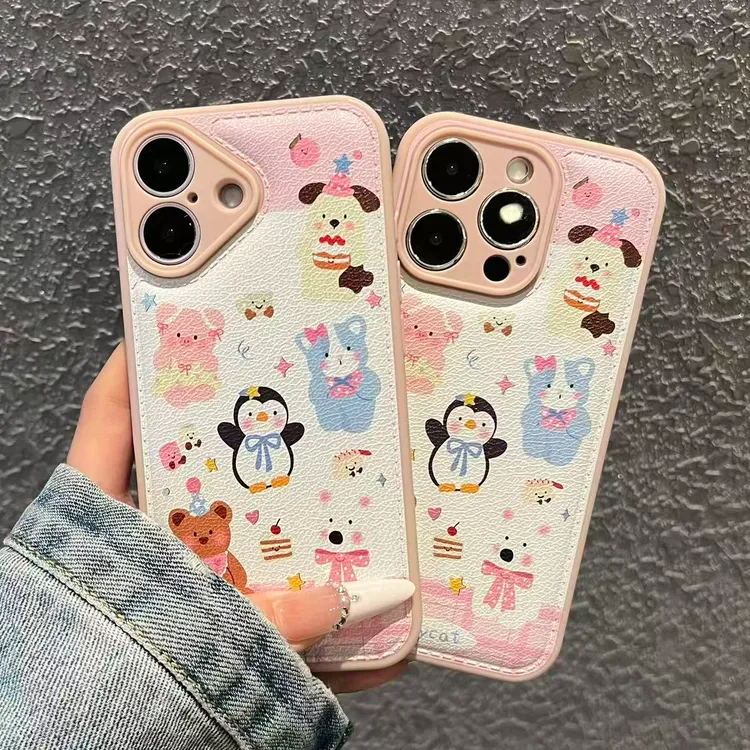 GGBond小动物聚会适用苹果17/16pro气垫手机壳华为vivo小米15oppo
