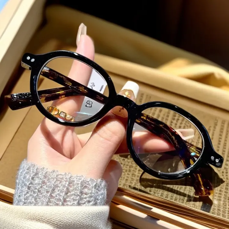 【源头工厂直销】老花镜超轻时尚防蓝光高清韩版酒红轻巧百搭气质拾