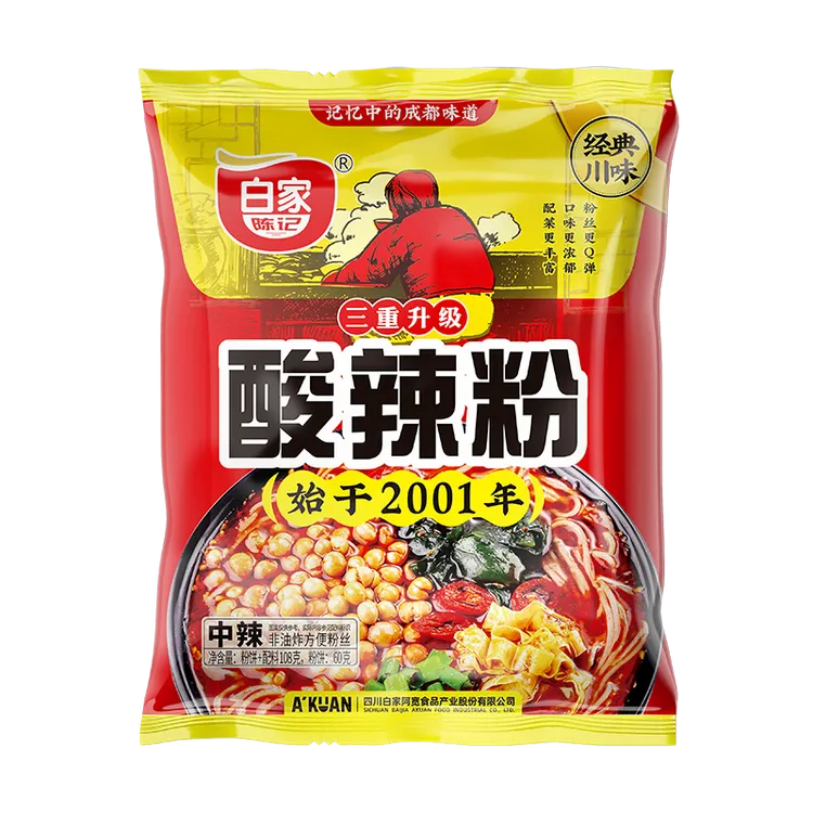 阿宽 白家陈记经典酸辣粉108g*5袋/10袋/20袋