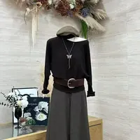 【苏兰文】韩系甜美风软糯显瘦气质上衣-6620