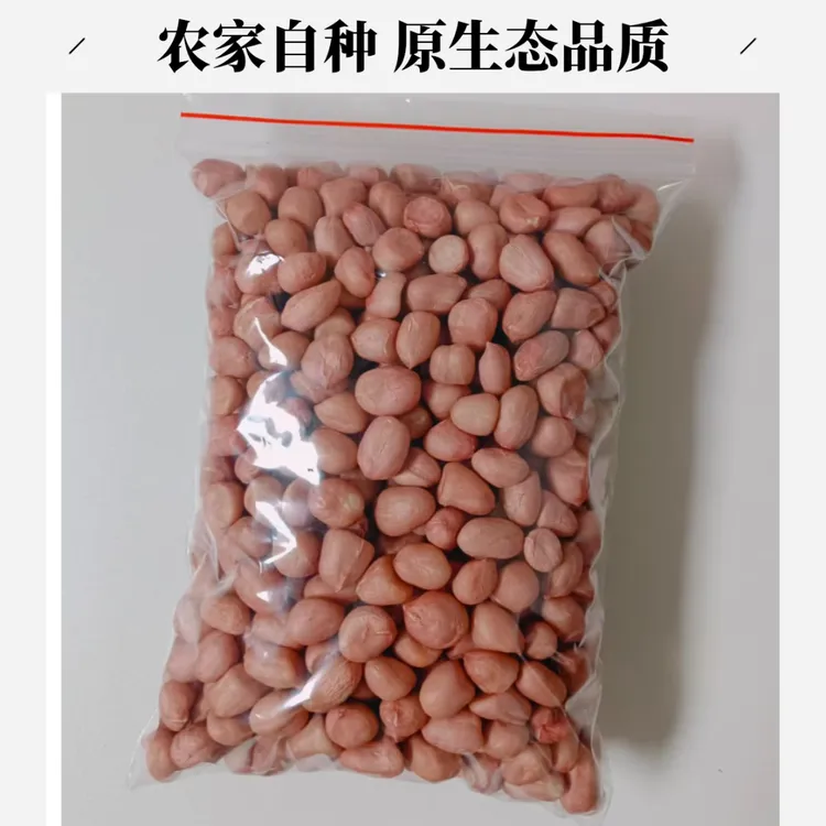 农家新鲜大粒大颗粒2025年花生乡村生可作零食可榨油大粒生花生米