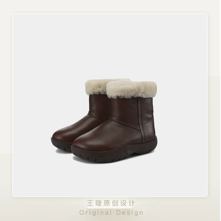 璇之恋·王璇 瑞雪短靴王璇原创设计