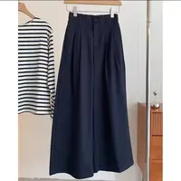 【现货+运费险】早秋韩版阔腿休闲裤薄款高腰显瘦垂感宽松百搭2538