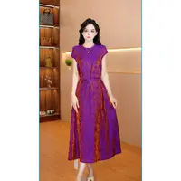 7679-3【浮光锦】新款夏季舒适时尚连衣裙