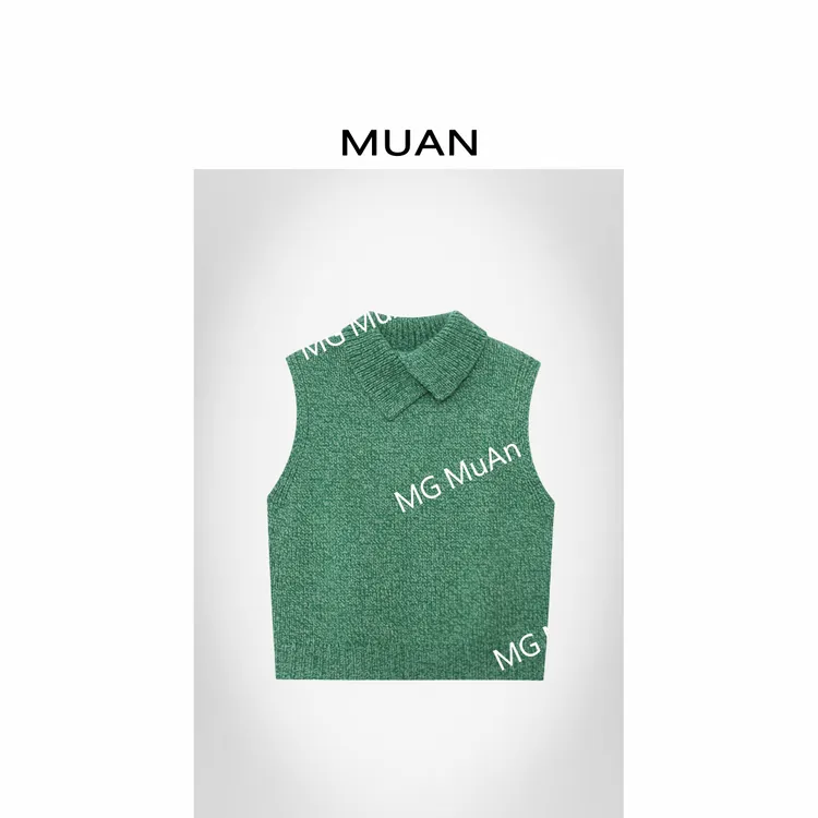 木岸MUAN：《东大门马甲》“东大门系列”340克100绵羊毛马甲女ZZ-2471