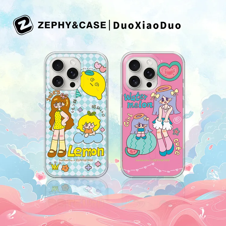 ZEPHY&CASE｜躲小躲合作系列 磨砂 新改IMD iPhone手机壳16/15/14
