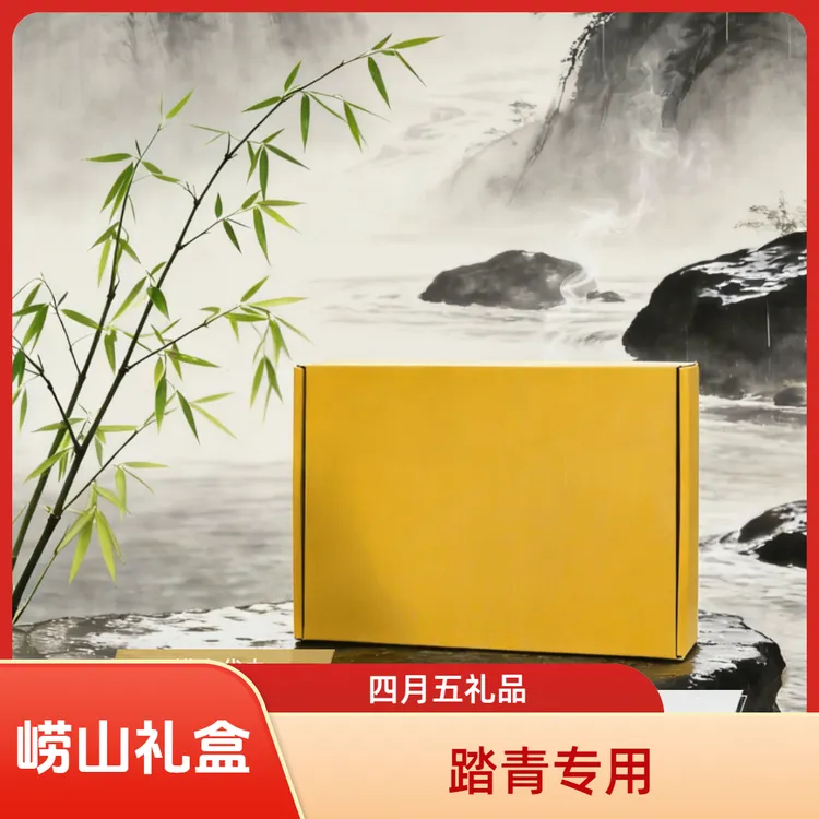 【崂山直代】清明踏青探望长辈手工大礼包朱墨礼品盒商品图