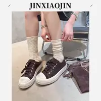 【JINXIAOJIN】秋季新款洋气百搭反毛皮大头鞋