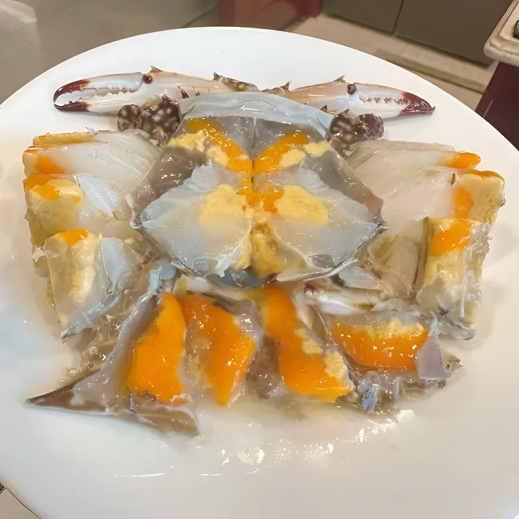 【阿儿海鲜】淡红膏呛蟹4-6两/只 江浙沪包邮收到冷冻保存生吃