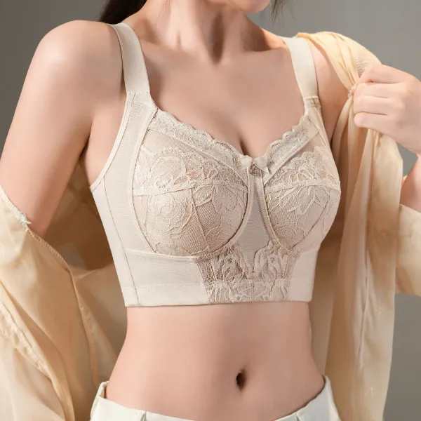 人气新品轻羽柔梦全包式无钢圈大罩杯加强型调整女士文胸舒适-T68