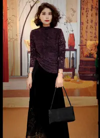 腰果花针织高领秋冬纯色小衫