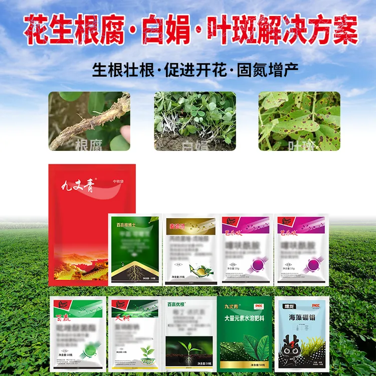 花生9合一黄化根腐白娟叶班解决方案