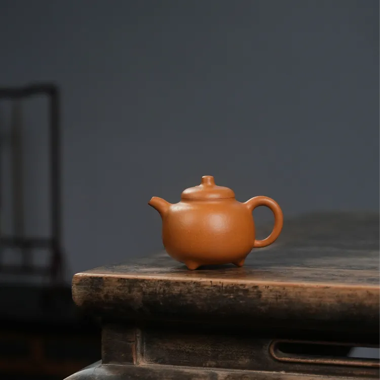 无名之砂【云瑞】精挑黄金段丨150cc宜兴紫砂壶高端茶器茶具