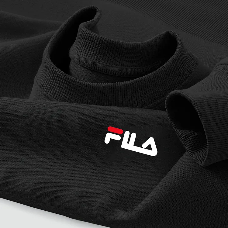 【奥莱撤柜】圆领加绒卫衣新款加厚男休闲长袖t恤秋冬季上衣打底衫