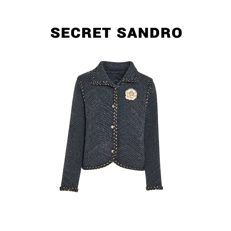 【灰茶】Secret Sandro 楚楚 毛衫 M85221237C