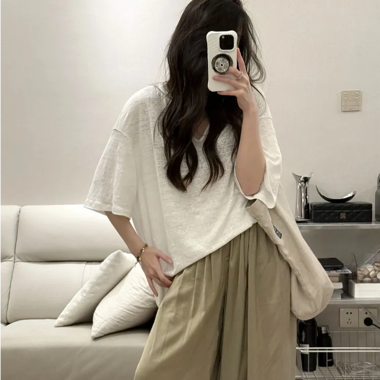 短袖T恤女夏季2025