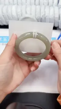 【闪购商品】和田玉手镯未镶嵌450-55.5