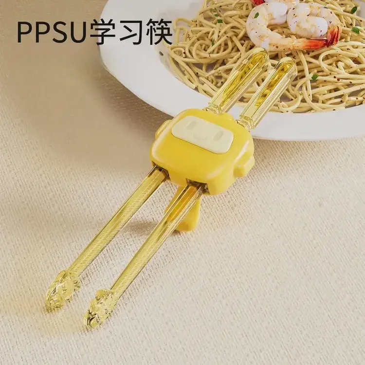 儿童筷子ppsu虎口训练筷1-6岁专用学习筷自主进食吃饭神器可爱