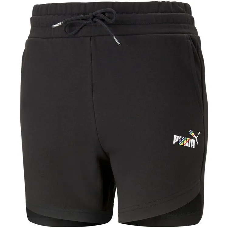 PUMA/彪马正品新款女子时尚运动健身透气耐磨短裤 676683-01