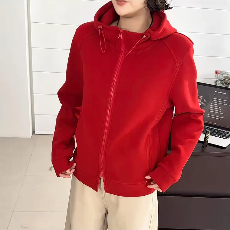 欧尼私服2025秋冬新款拉链带帽常规款保暖外套休闲连帽2512C8891