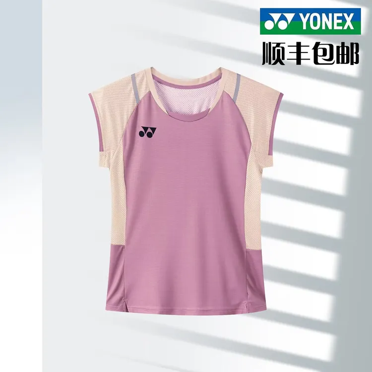 新款女短袖速干透气羽毛球服大赛服运动训练比赛上衣时尚运动服