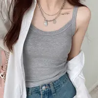 A莫代尔棉吊带背心女内搭打底上衣夏季外穿新款美背背心大码打底