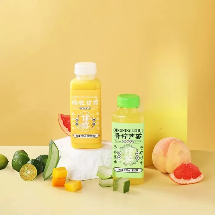 【10.31号到期】香港盛纪甜品饮品小青柠杨枝甘露270ml*7瓶