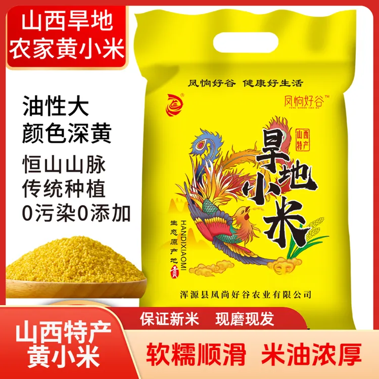 凤恦好谷2025年山西特产黄小米米油浓厚熬粥粘稠软糯顺滑保证新米