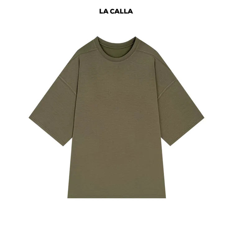 LA CALLA R大T简约显瘦气质经典纯色短袖YY1325