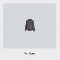 Auri.Norm【纱溪】优雅舒适纱感花边领上衣小众设计师特别款