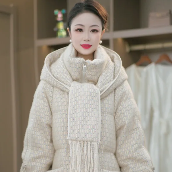 2025冬季韩版大方时尚减龄百搭气质羽绒服外套M-XL