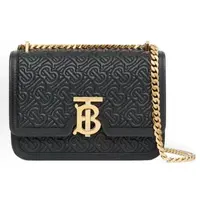 99新 BURBERRY/博柏利 思斯专属 巴宝莉黑金斜挎包 GMTC151