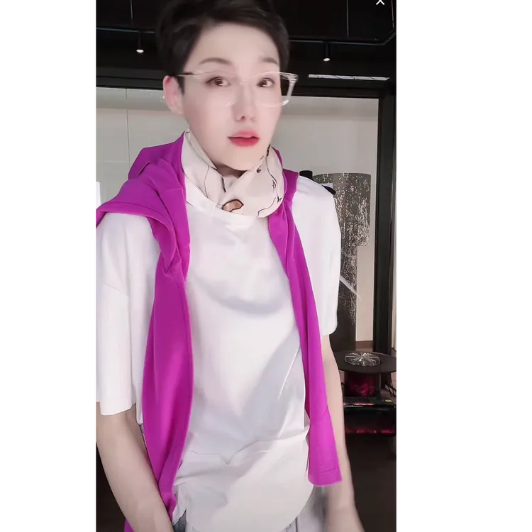 进口面料 领口可拆卸 圆领 T恤 TX0230