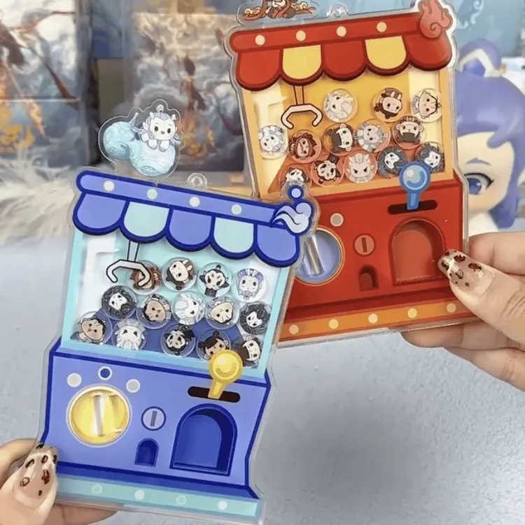 魔童闹海周边系列扭蛋机年货节自制亚克力哪吒敖丙新春装饰品